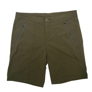 Outdoor Research Womens 24/7 Shorts olive green Size 8 Nylon & Elastane outdoor